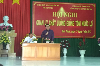 Tăng cường quản lý chất lượng giống tôm nước lợ